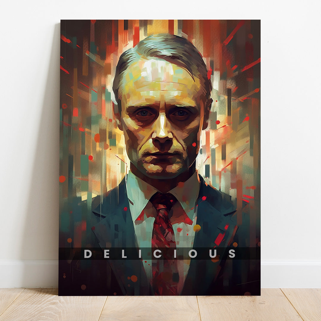 Hannibal Lecter | Culinary Enigma | Hannibal | Movies & Shows Canvas Poster