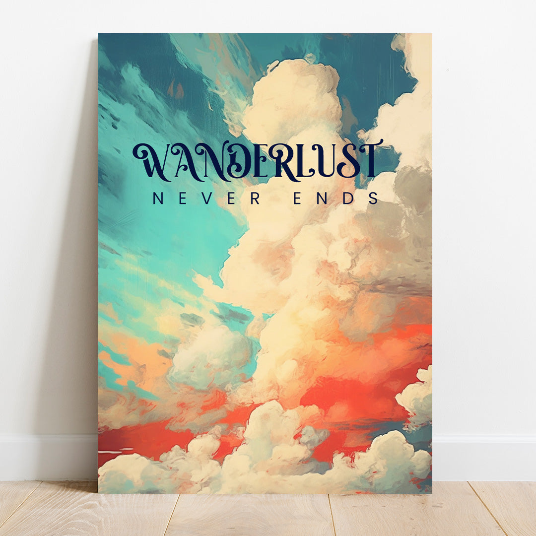 Celestial Cloudscape | Travel Canvas Poster