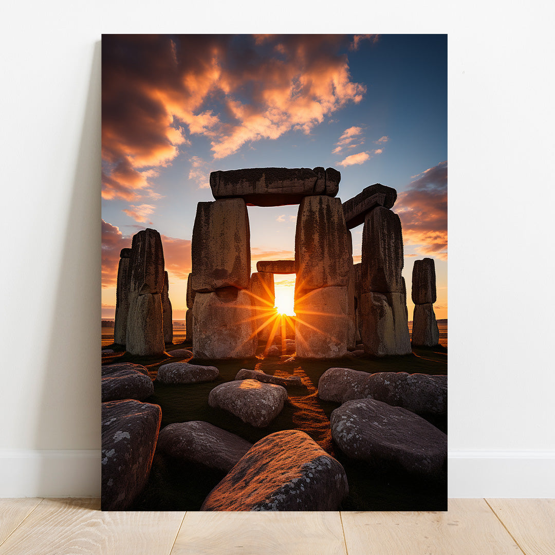 Sunrise at Stonehenge | Travel Canvas Poster