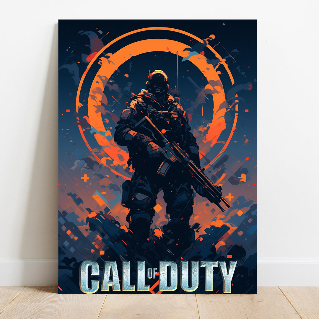 Call of Duty: Elite Warrior | Gaming Canvas Poster