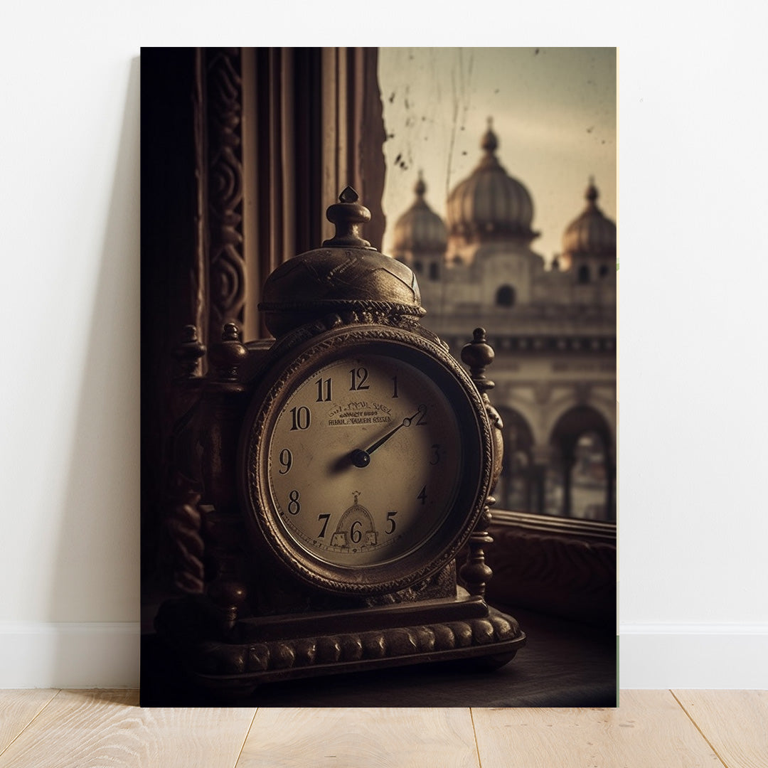 Timeless Elegance: Moments Overlooking Majesty | Vintage Canvas Poster