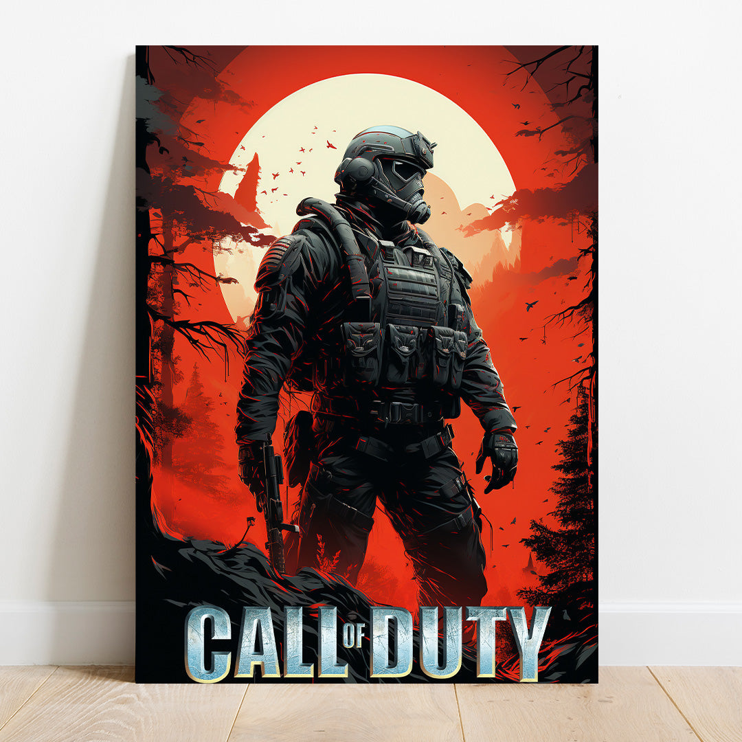 Call of Duty: Red Horizon | Gaming Canvas Poster