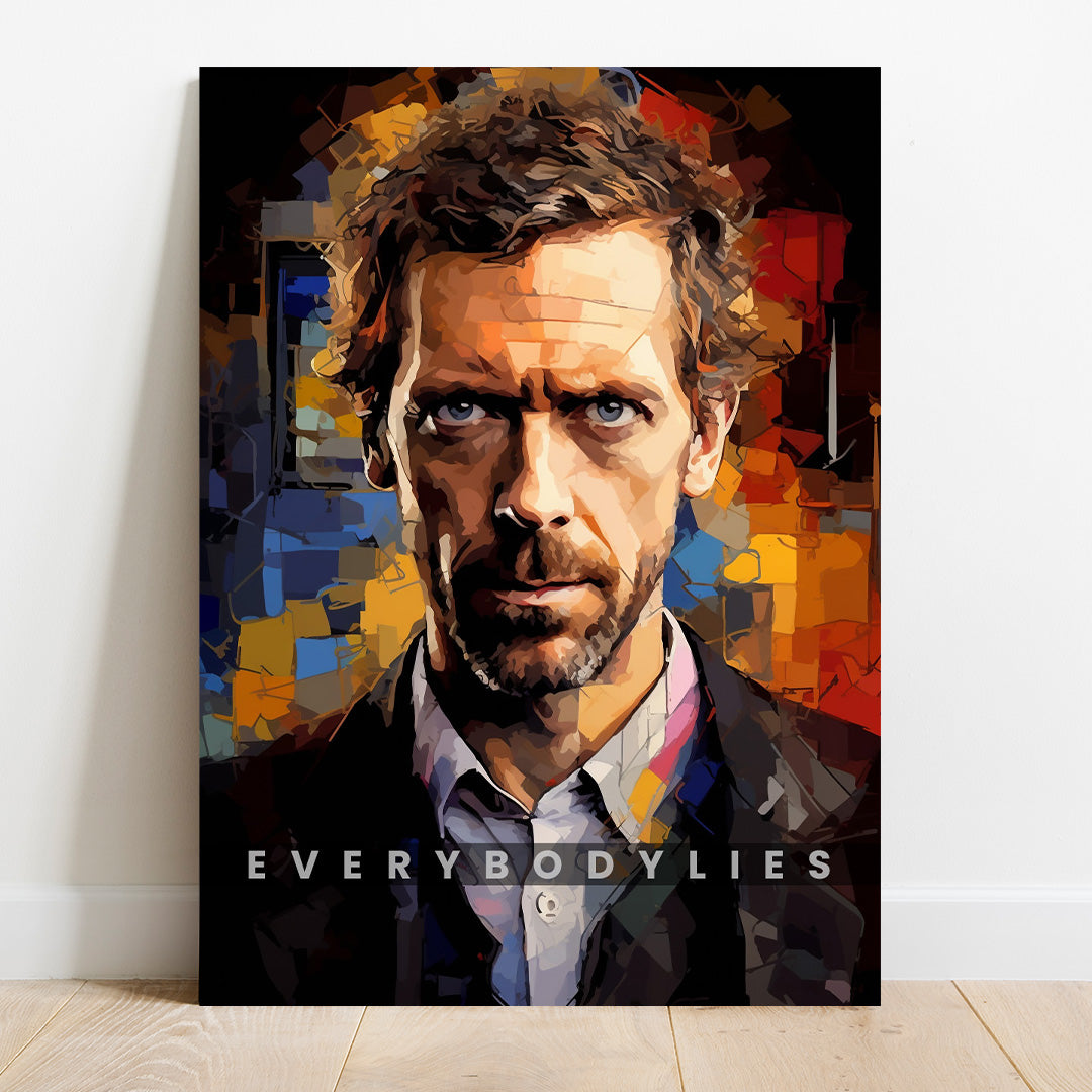 Gregory House: The Inimitable | Movies & Shows Canvas Poster