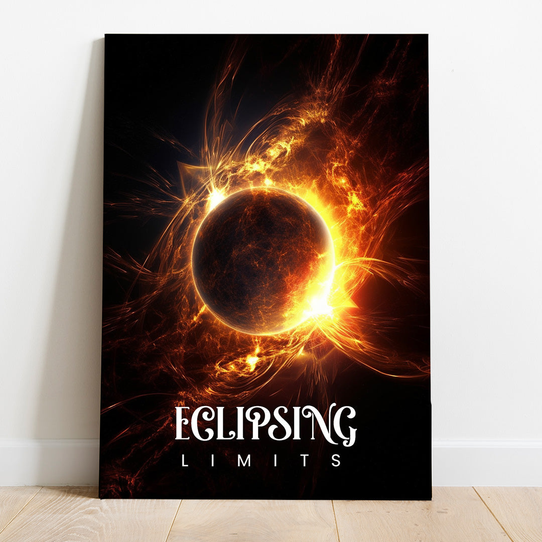 Solar Flare Symphony | Space Canvas Poster