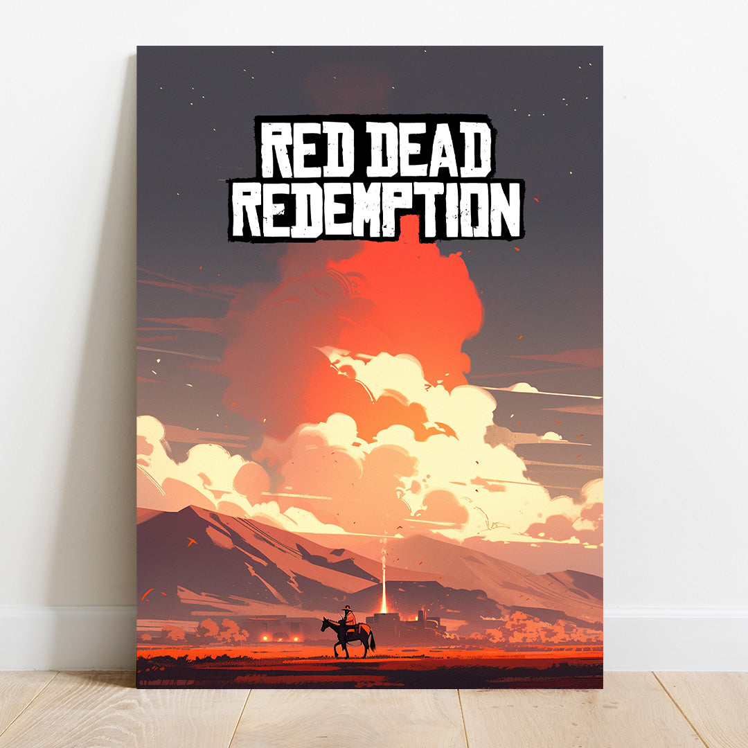 Red Dead Redemption: Dawn of Industry | Gaming Canvas Poster