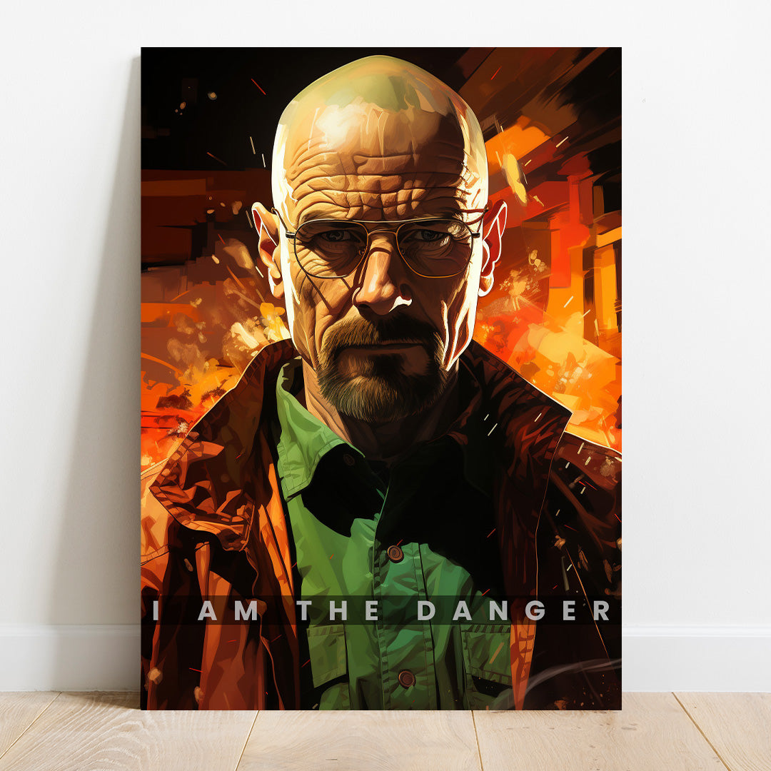 Walter White: Breaking Boundaries | Breaking Bad | Movies & Shows Canvas Poster