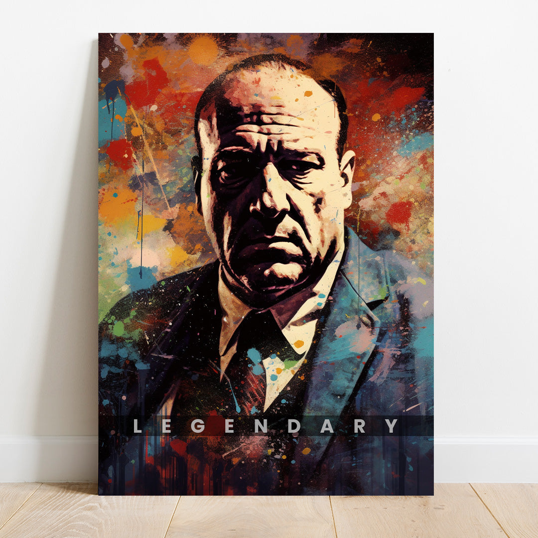 Tony Soprano: The King of New Jersey | Sopranons | Movies & Shows Canvas Poster