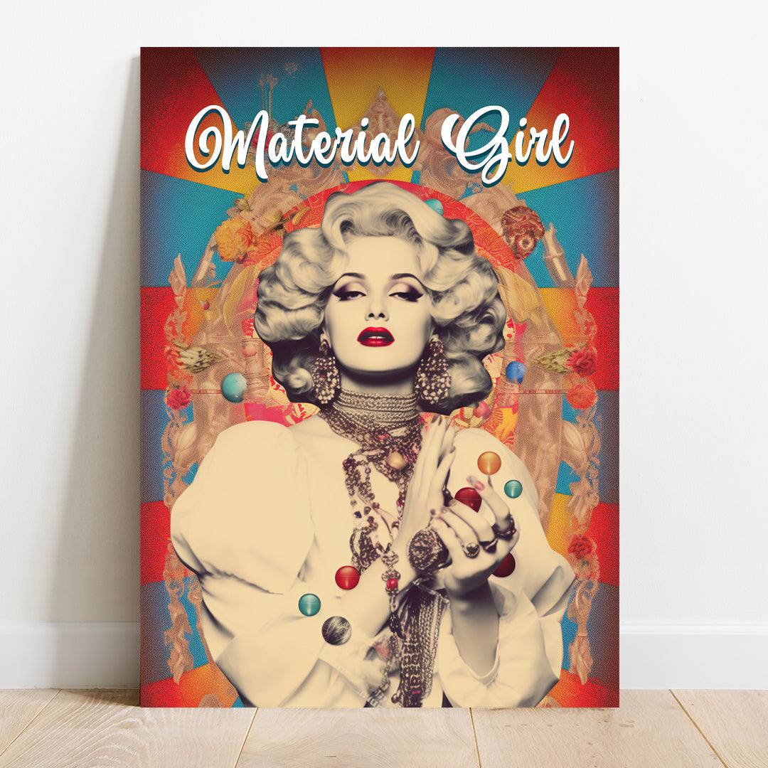 Madonna: The Baroque Pop Goddess | Music Canvas Poster