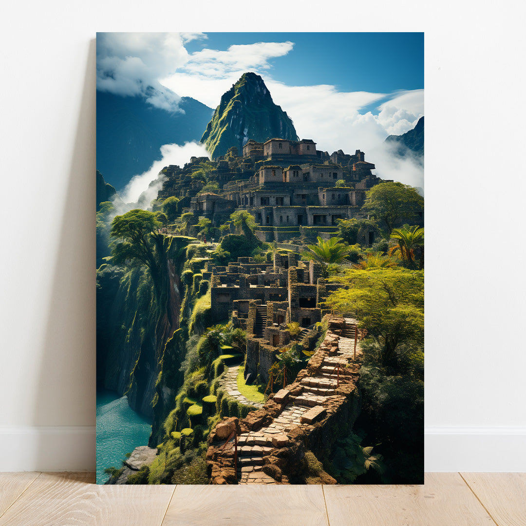 Mystic Heights: Machu Picchu | Travel Canvas Poster