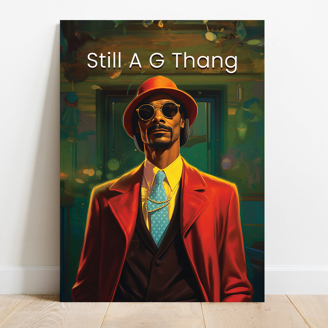 Snoop Dogg: Timeless Elegance | Music Canvas Poster