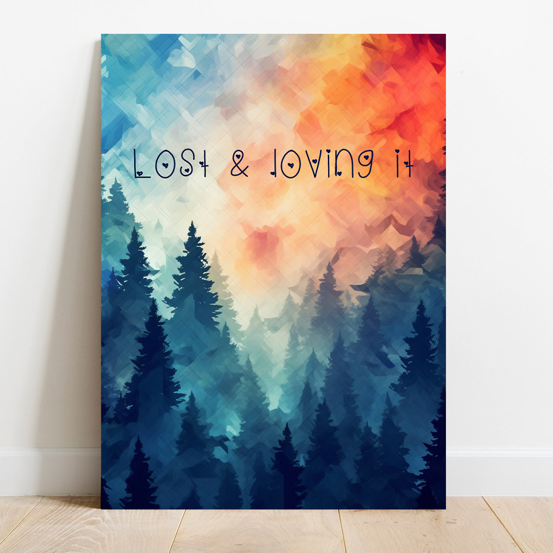 Mystic Forest Dawn | Travel Canvas Poster