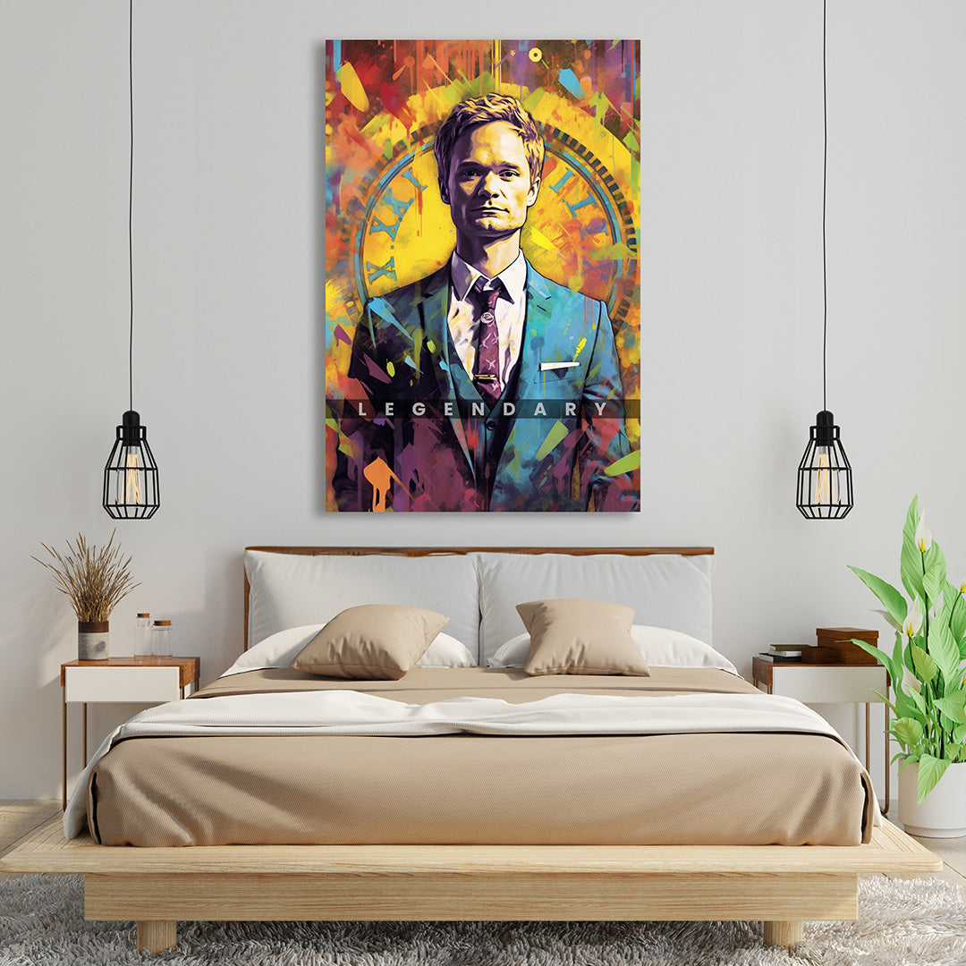 Barney Stinson: Legendary Tribute | How I Met Your Mother | Movies & Shows Canvas Poster