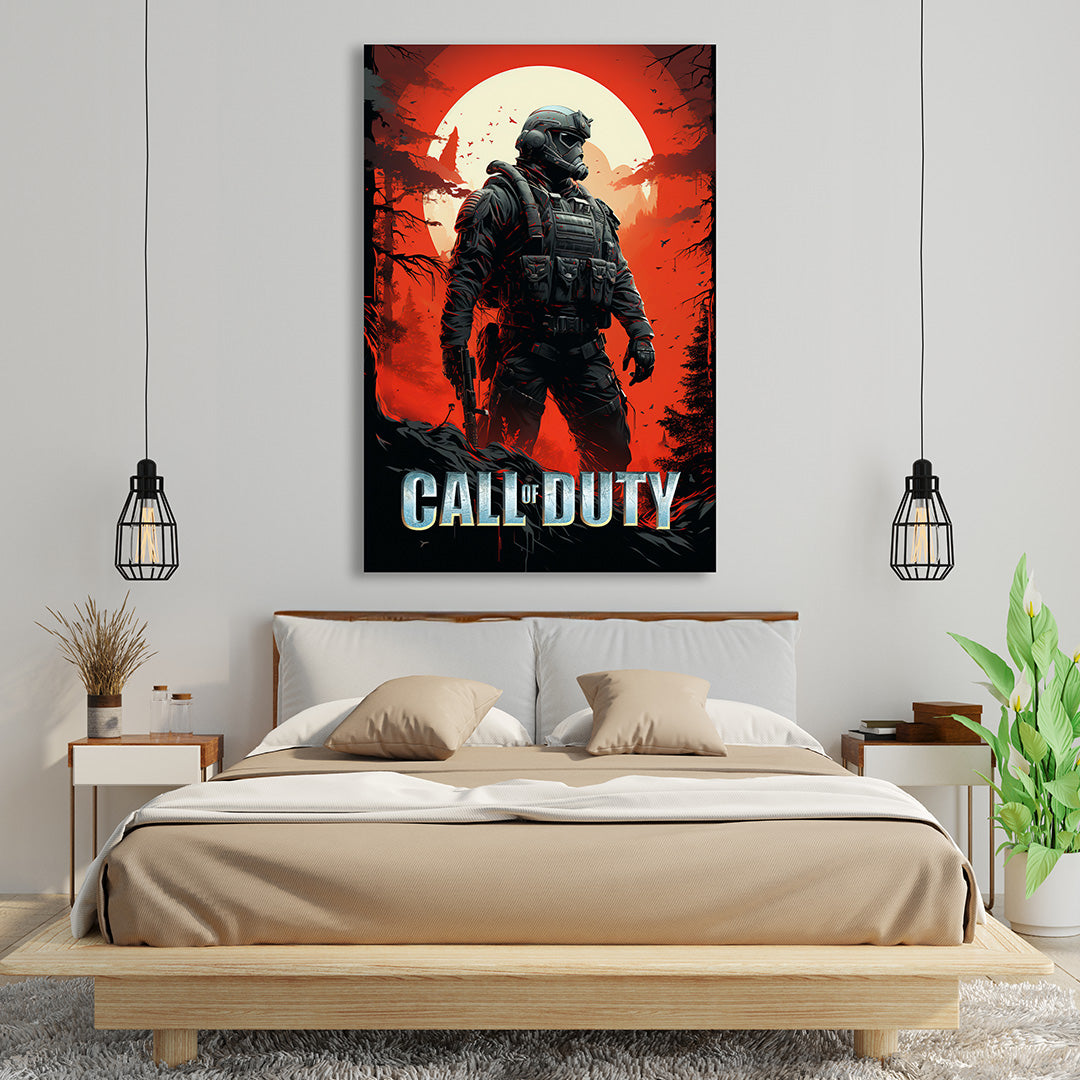 Call of Duty: Red Horizon | Gaming Canvas Poster