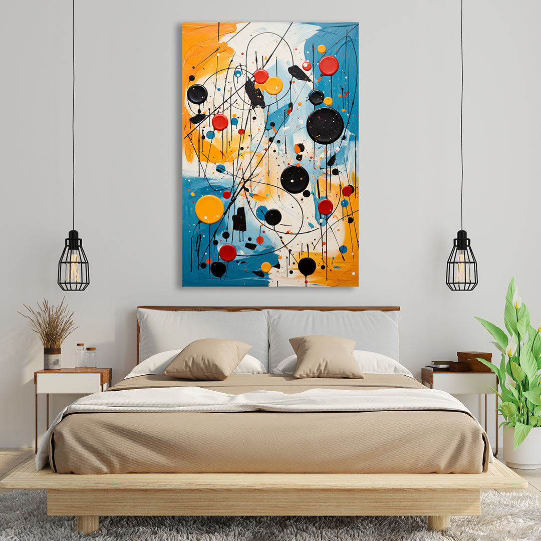 Abstract Motion - Jakson Pollock Style | Art Canvas Poster