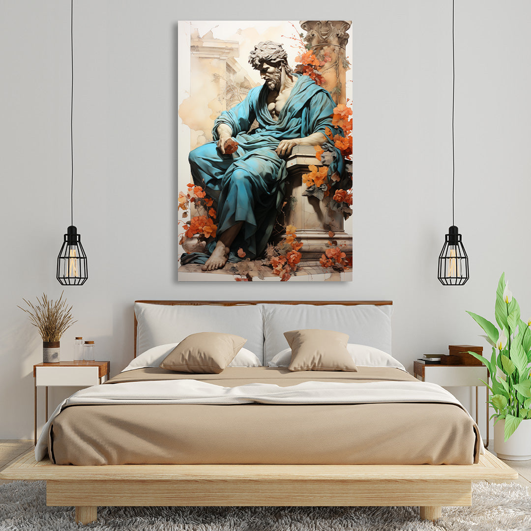 Melancholy - Michelangelo Style | Art Canvas Poster