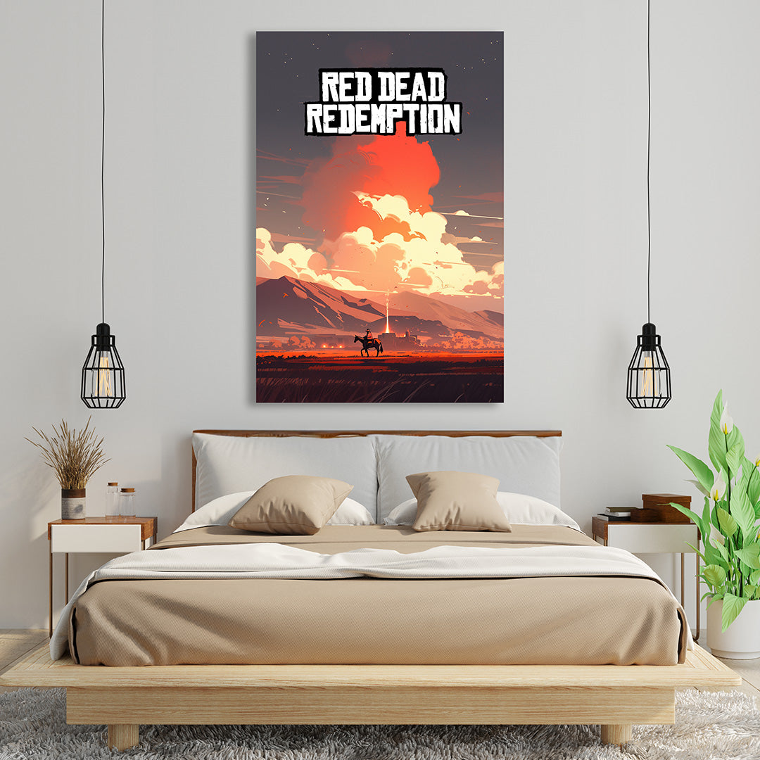 Red Dead Redemption: Dawn of Industry | Gaming Canvas Poster