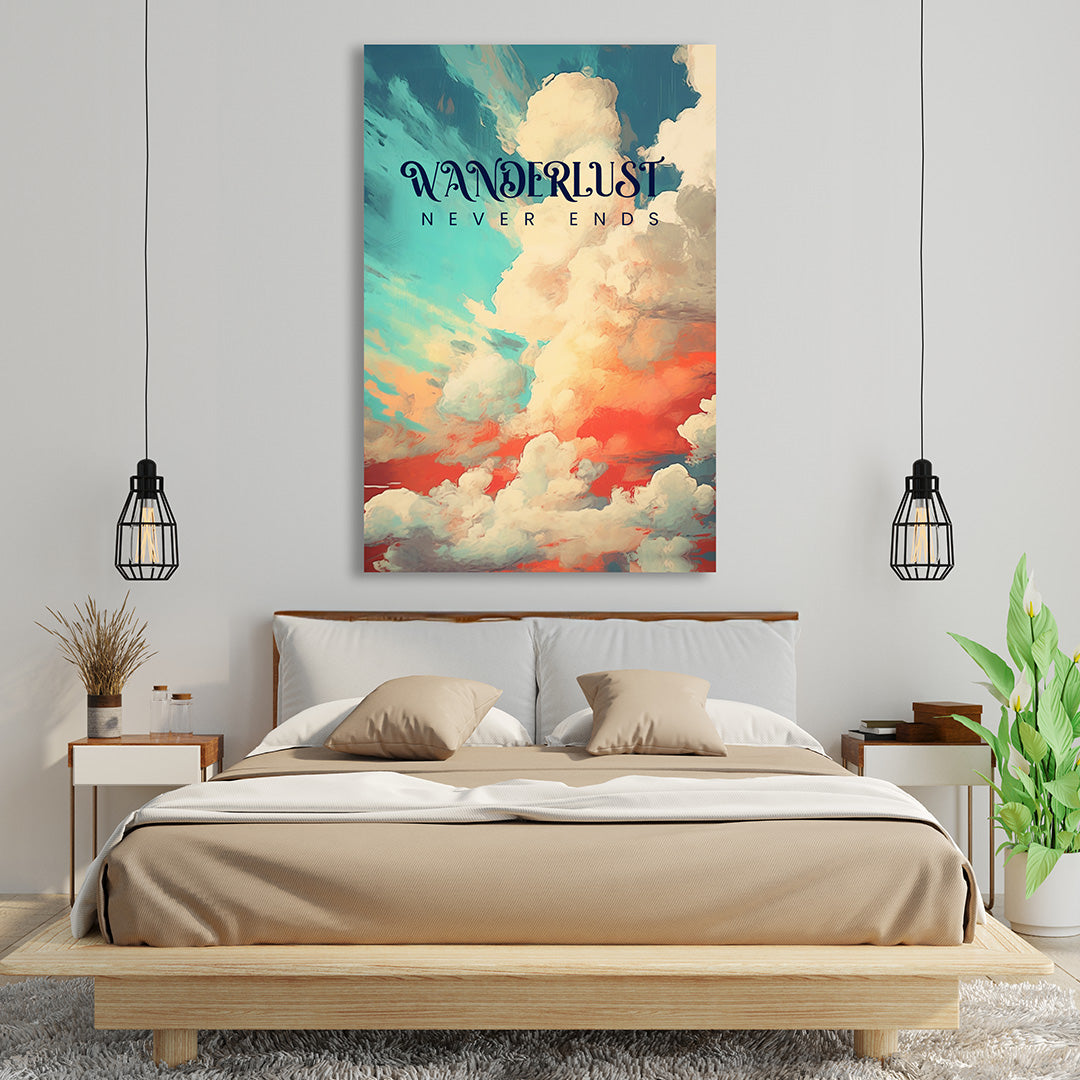 Celestial Cloudscape | Travel Canvas Poster