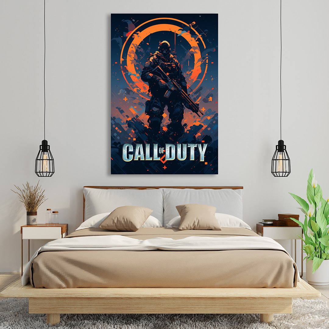 Call of Duty: Elite Warrior | Gaming Canvas Poster