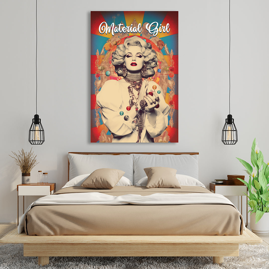 Madonna: The Baroque Pop Goddess | Music Canvas Poster