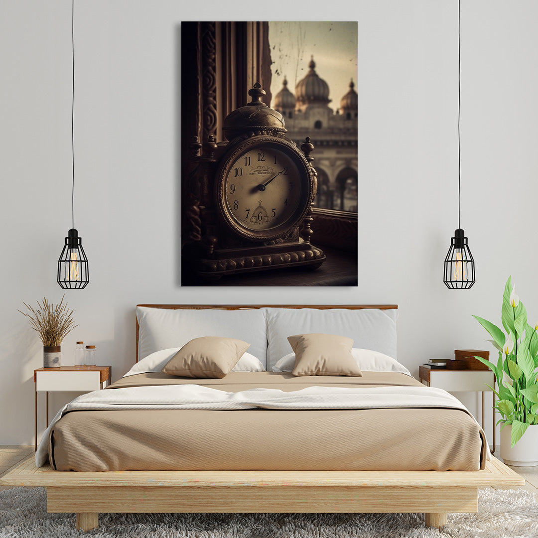 Timeless Elegance: Moments Overlooking Majesty | Vintage Canvas Poster