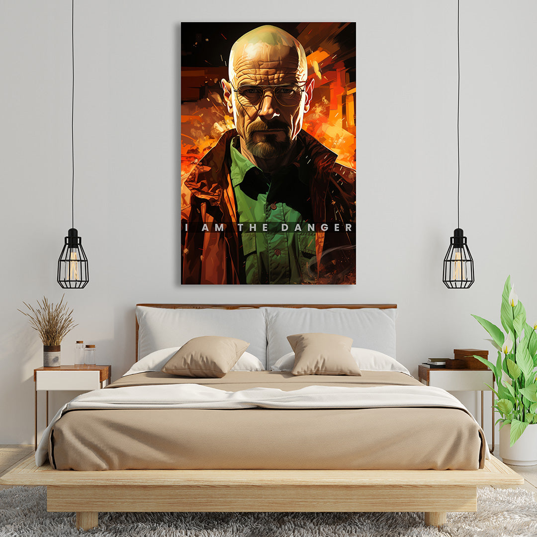 Walter White: Breaking Boundaries | Breaking Bad | Movies & Shows Canvas Poster