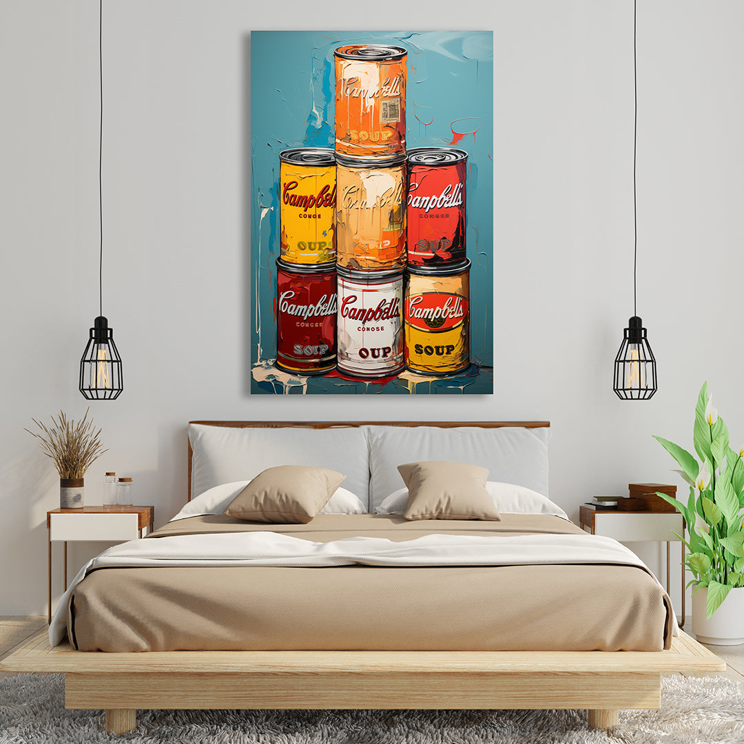 Pop Art Pantry - Andy Warhol Style | Art Canvas Poster