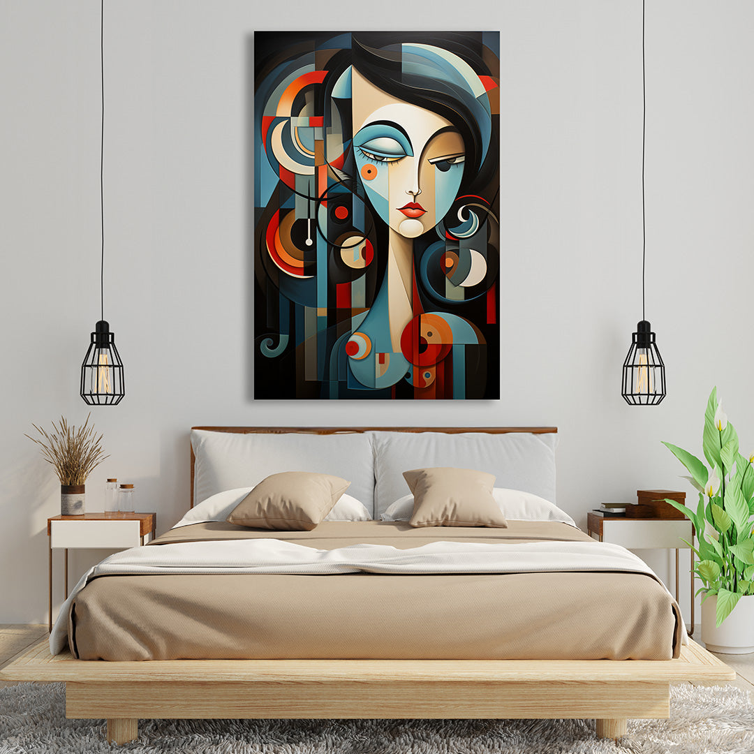 Mystique Vision - Pablo Picasso Style | Art Canvas Poster