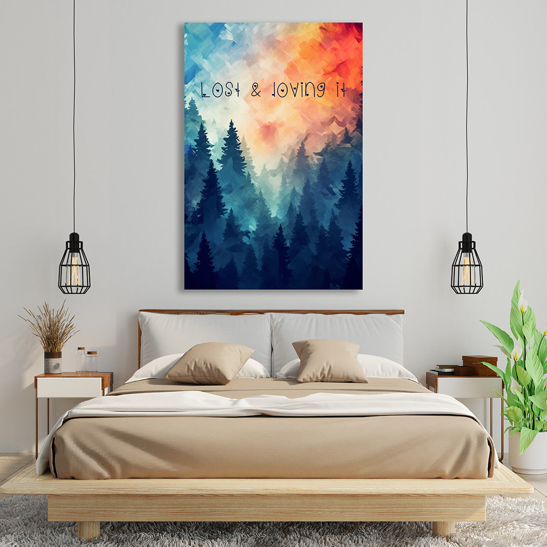 Mystic Forest Dawn | Travel Canvas Poster