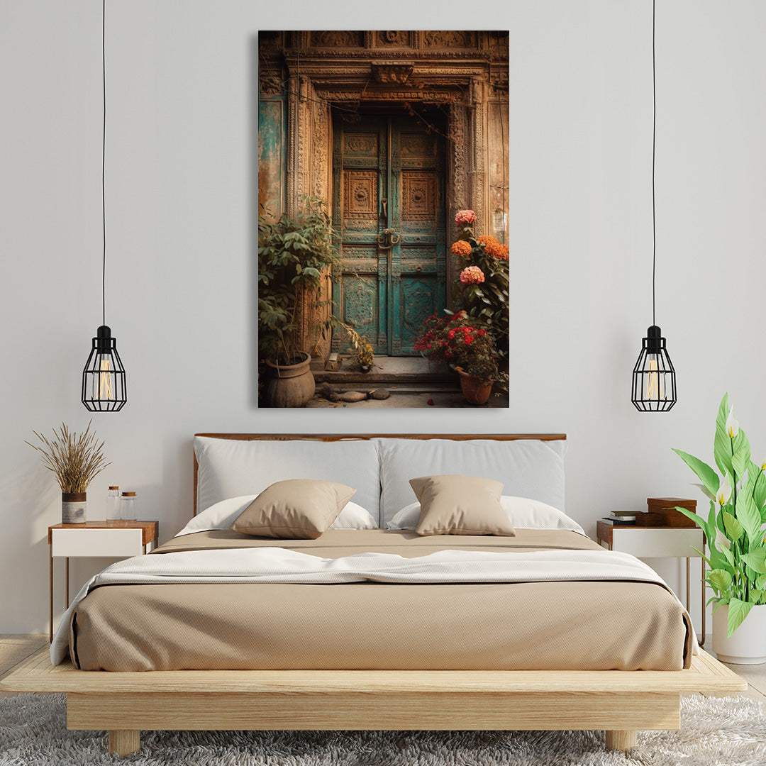 Whispers of History: Portal to the Past | Vintage Canvas Poster