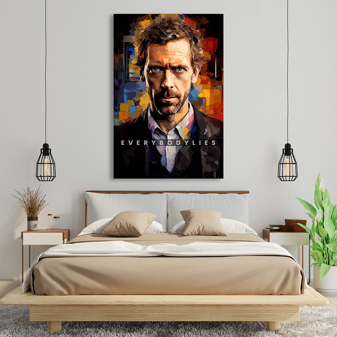 Gregory House: The Inimitable | Movies & Shows Canvas Poster