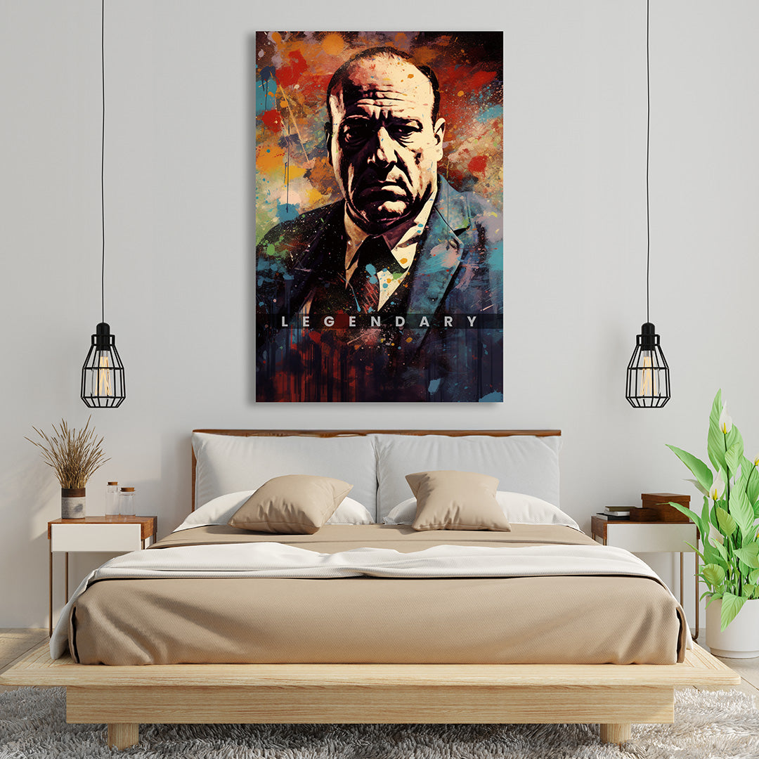 Tony Soprano: The King of New Jersey | Sopranons | Movies & Shows Canvas Poster