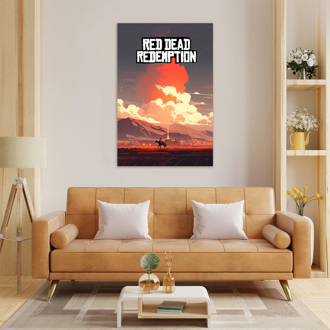 Red Dead Redemption: Dawn of Industry | Gaming Canvas Poster