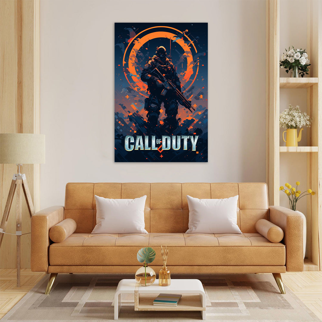 Call of Duty: Elite Warrior | Gaming Canvas Poster