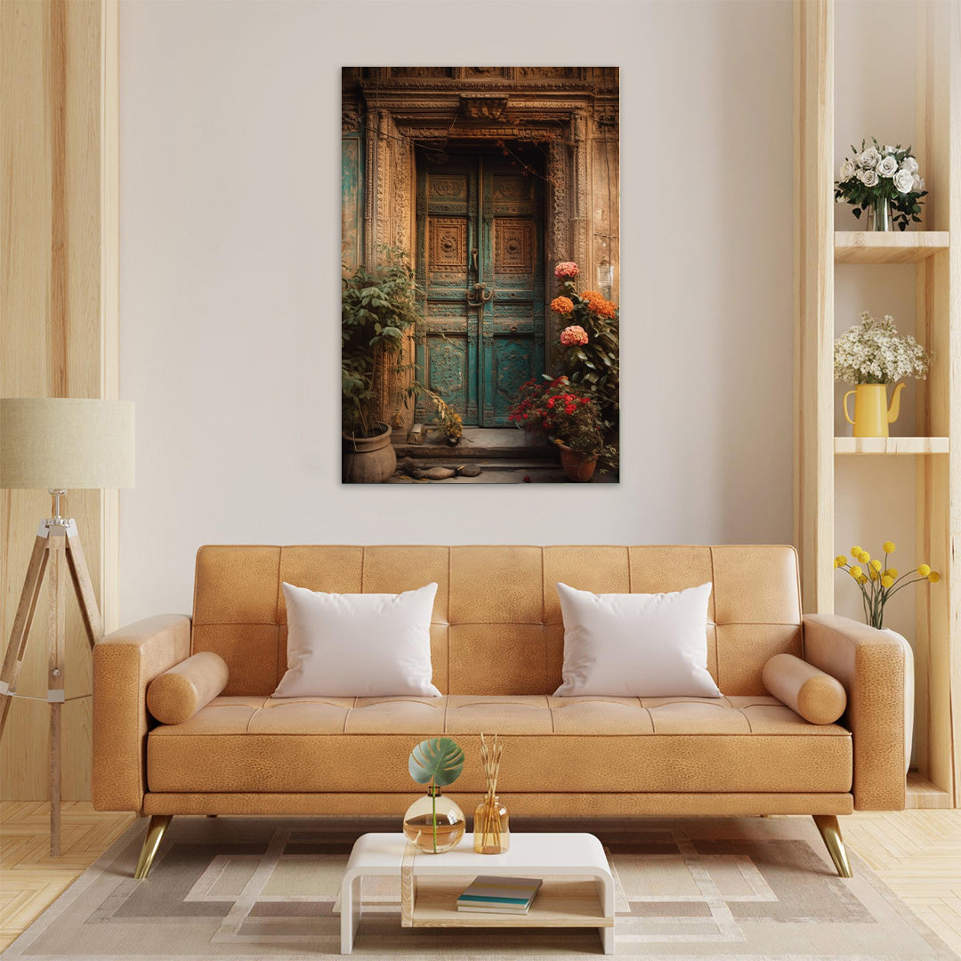 Whispers of History: Portal to the Past | Vintage Canvas Poster