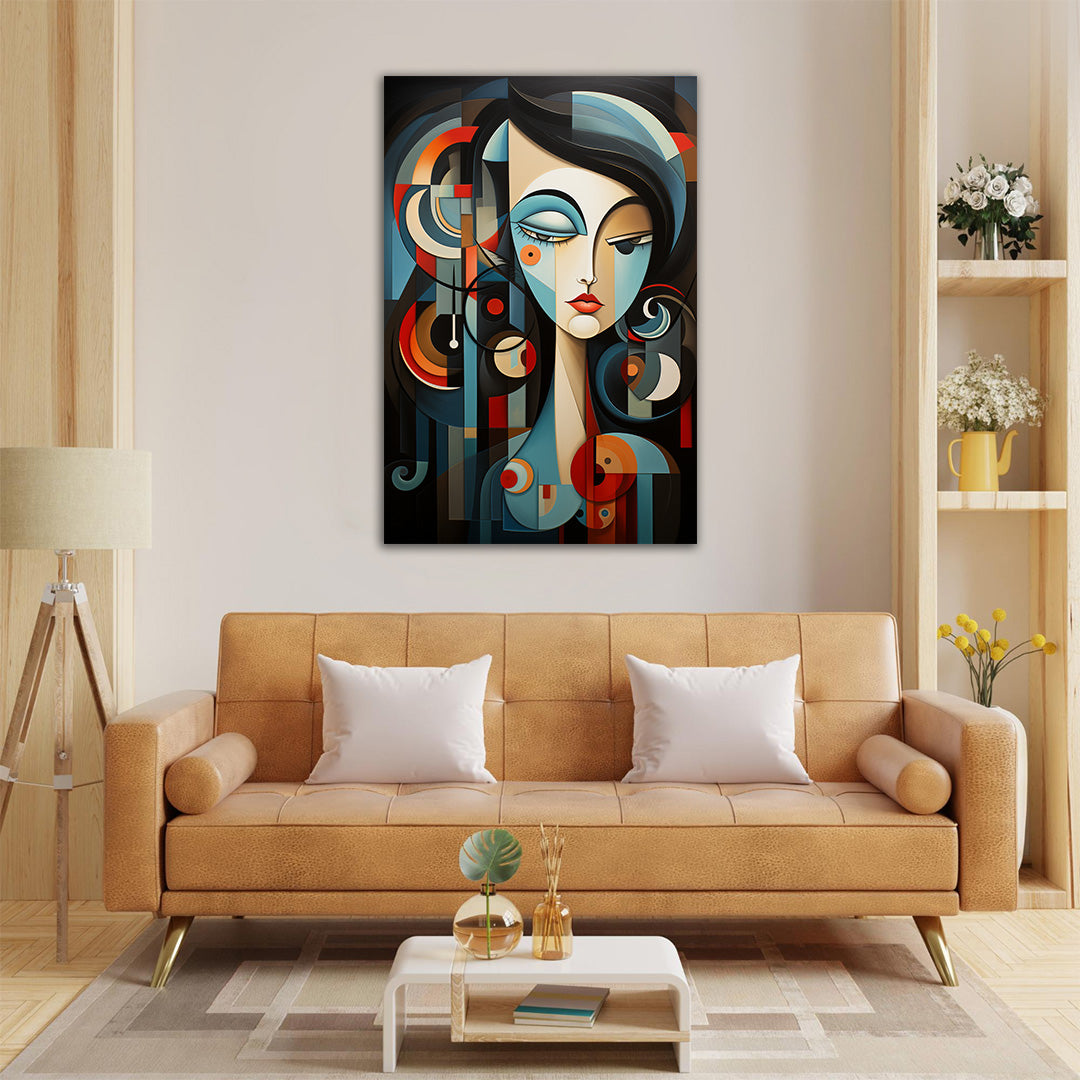 Mystique Vision - Pablo Picasso Style | Art Canvas Poster