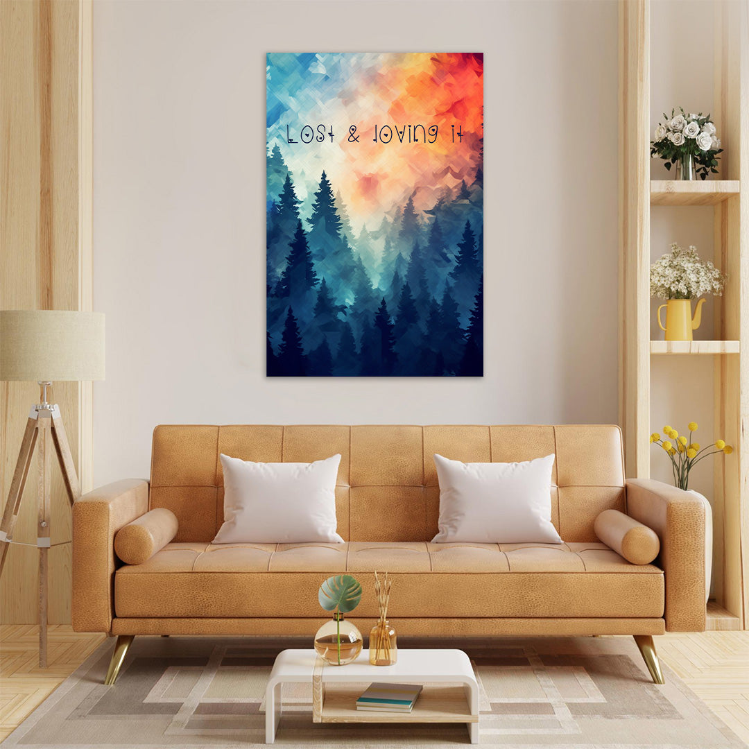 Mystic Forest Dawn | Travel Canvas Poster