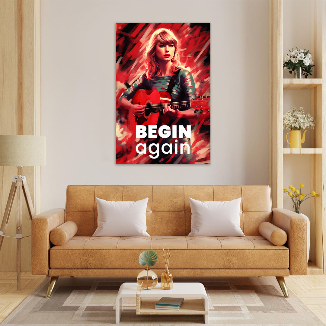 Taylor Swift: Melodic Reverie | Music Canvas Poster