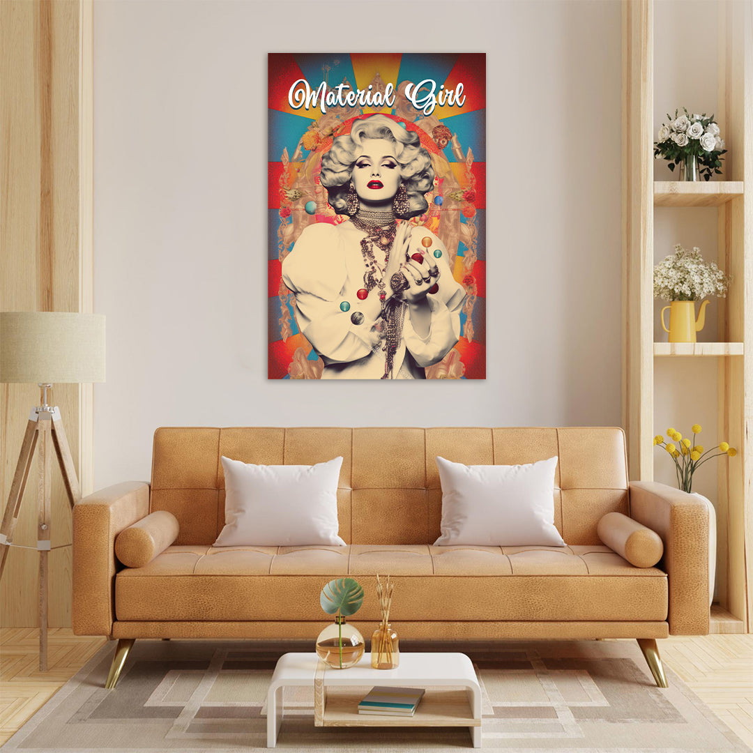 Madonna: The Baroque Pop Goddess | Music Canvas Poster