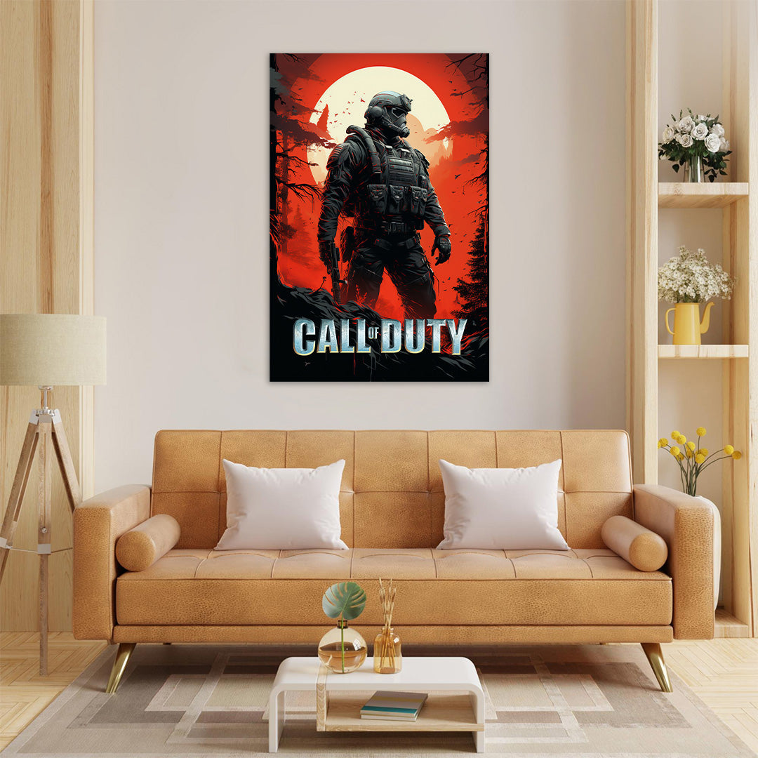 Call of Duty: Red Horizon | Gaming Canvas Poster