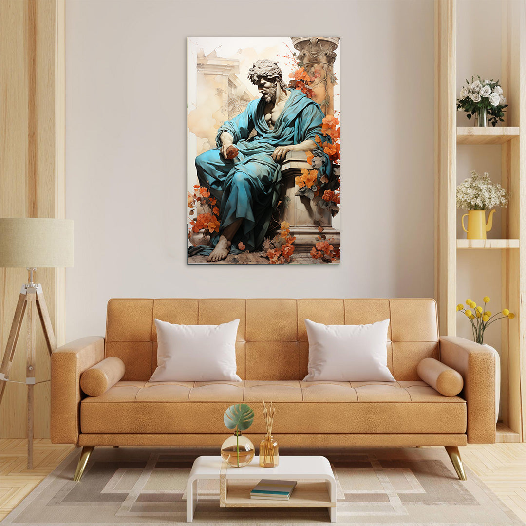 Melancholy - Michelangelo Style | Art Canvas Poster