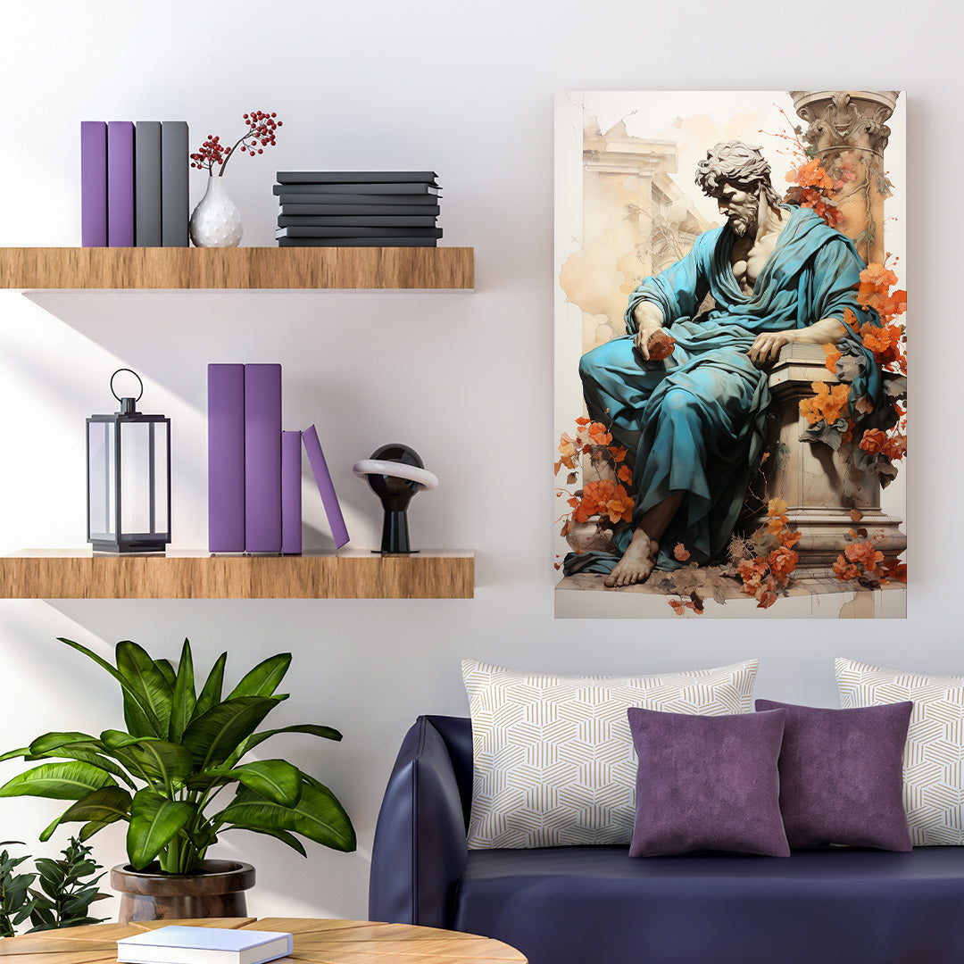 Melancholy - Michelangelo Style | Art Canvas Poster