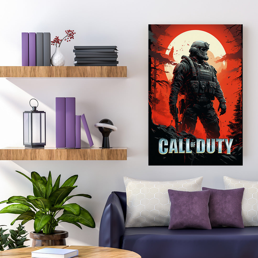 Call of Duty: Red Horizon | Gaming Canvas Poster