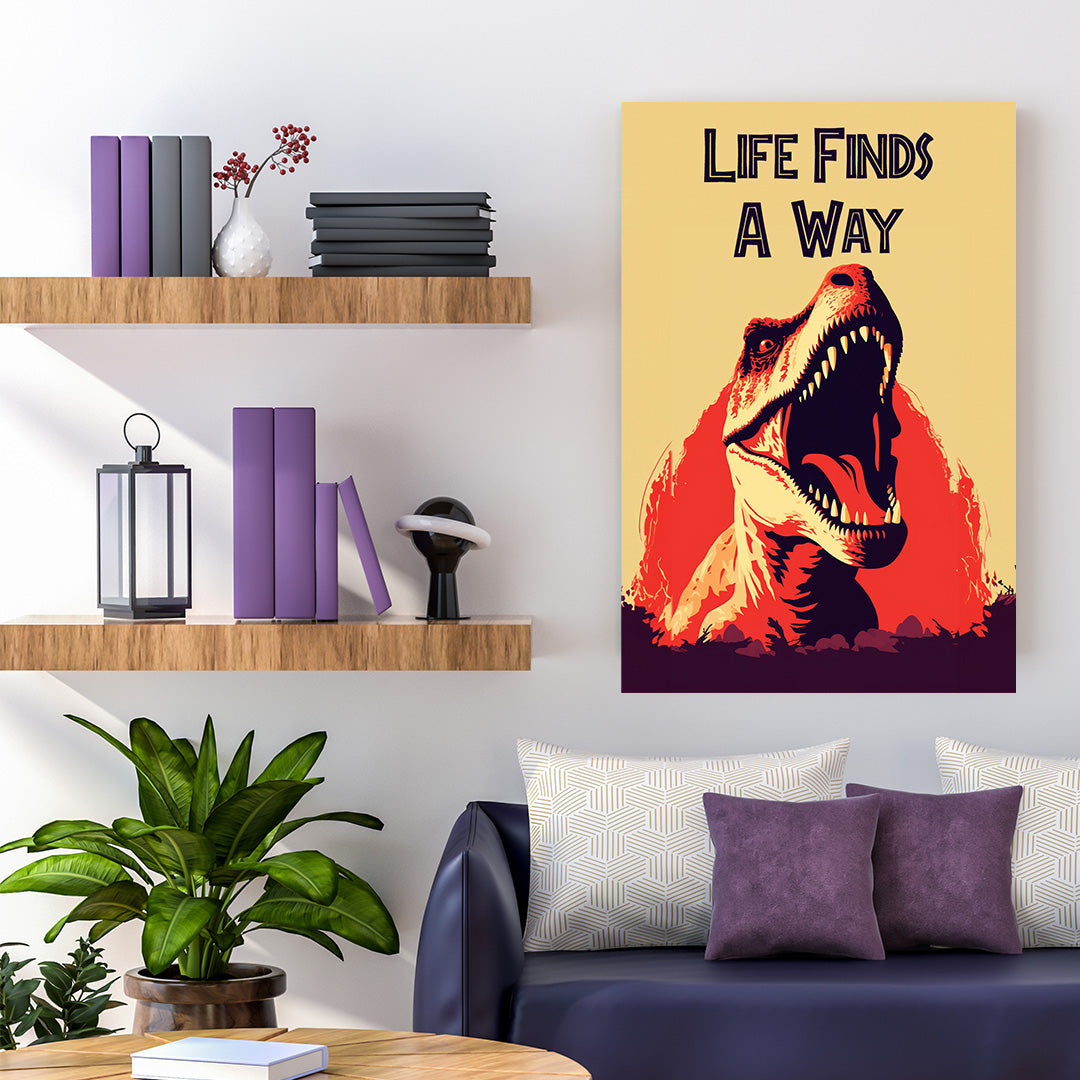 Roaring Legacy: Jurassic Majesty | Jurassic Park | Movies & Shows Canvas Poster