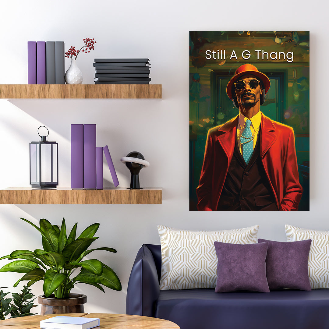 Snoop Dogg: Timeless Elegance | Music Canvas Poster