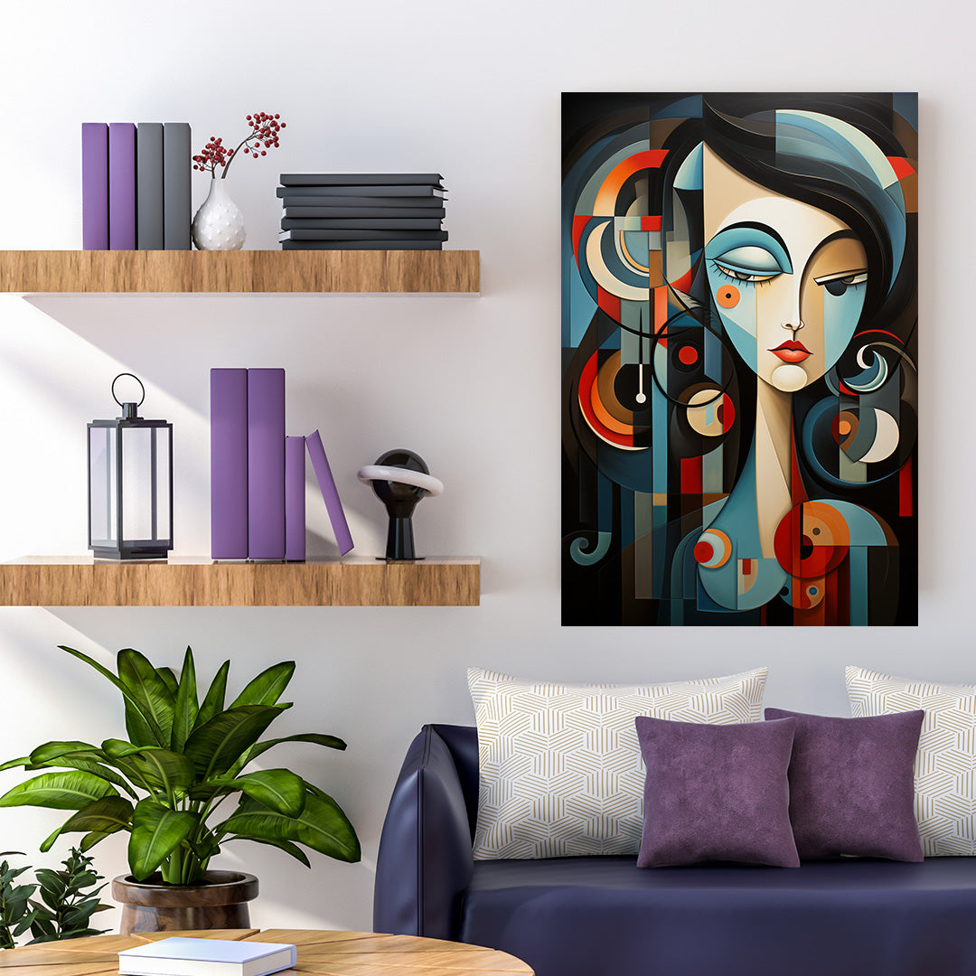 Mystique Vision - Pablo Picasso Style | Art Canvas Poster