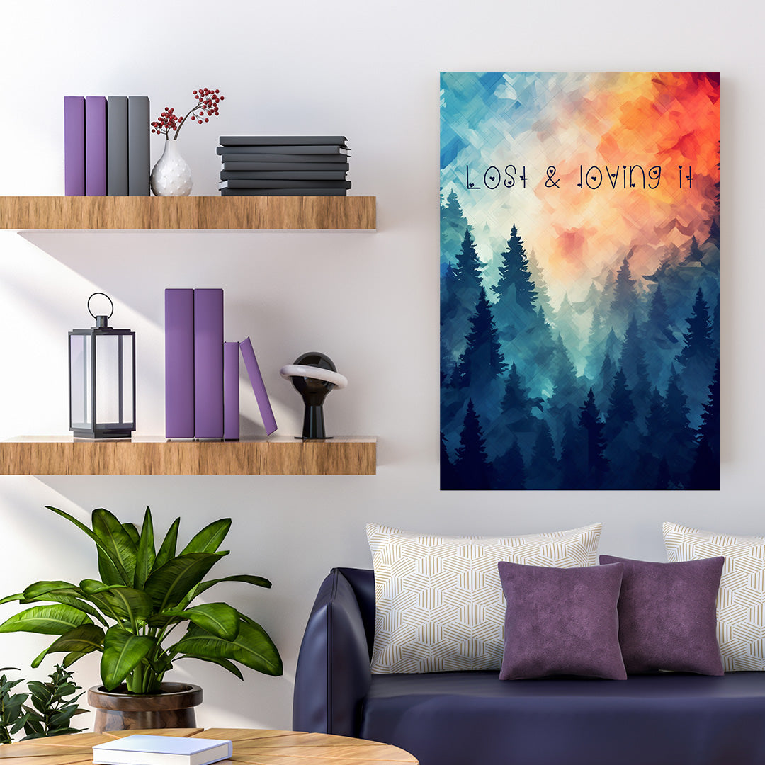 Mystic Forest Dawn | Travel Canvas Poster