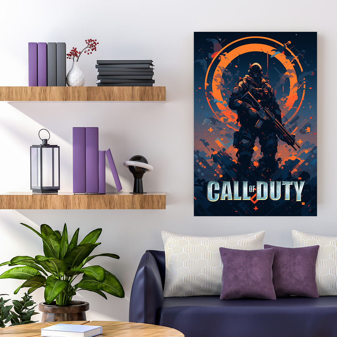 Call of Duty: Elite Warrior | Gaming Canvas Poster