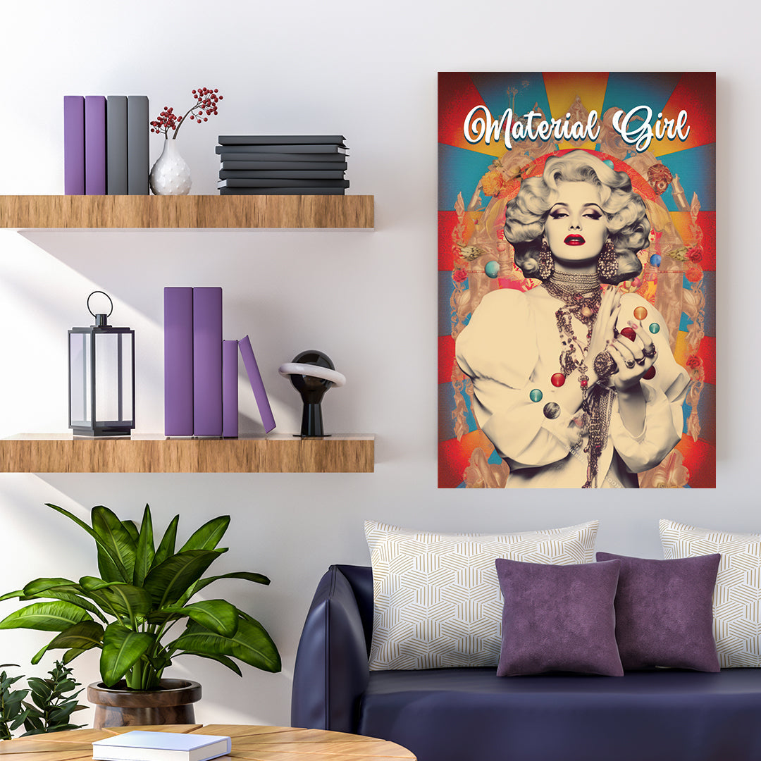 Madonna: The Baroque Pop Goddess | Music Canvas Poster