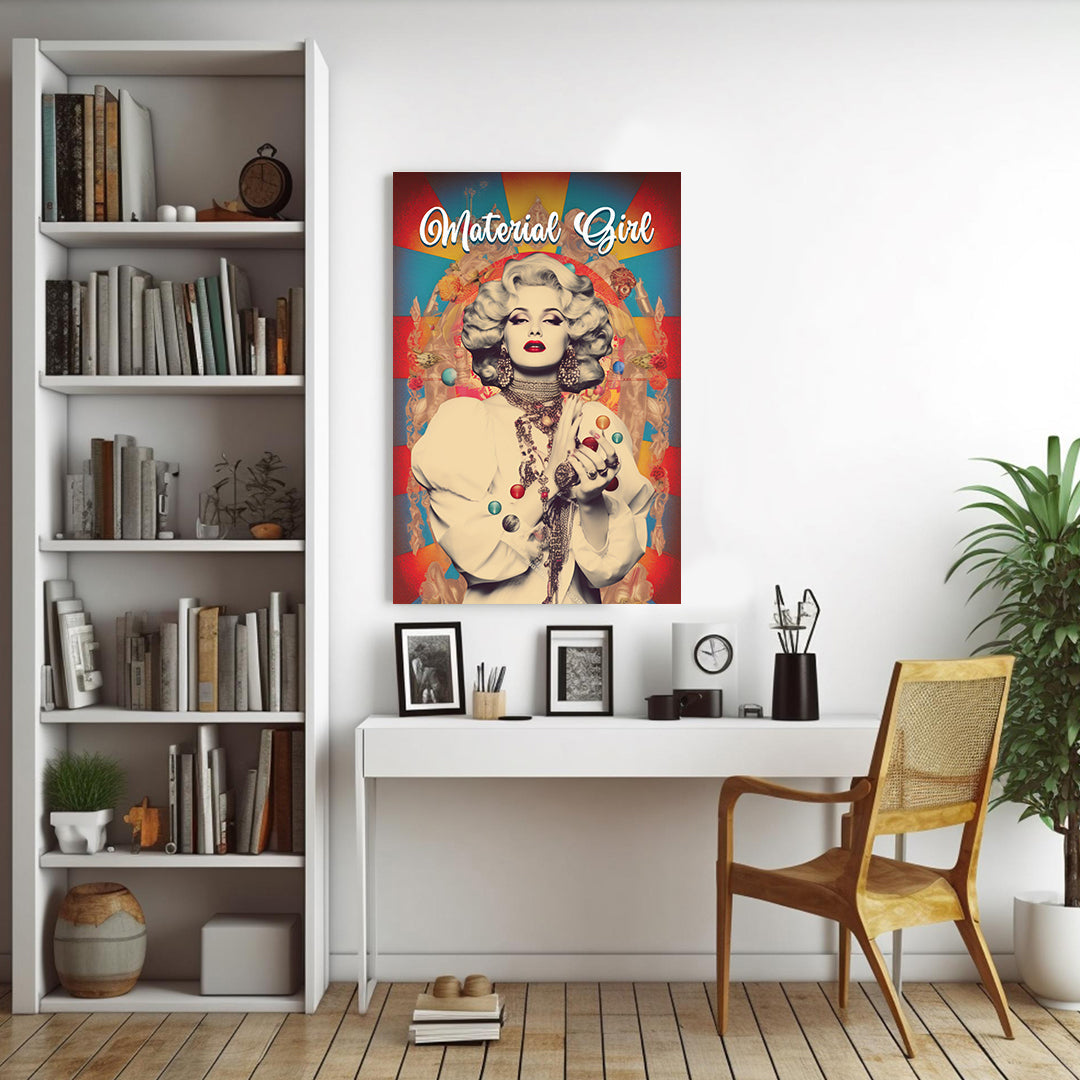 Madonna: The Baroque Pop Goddess | Music Canvas Poster