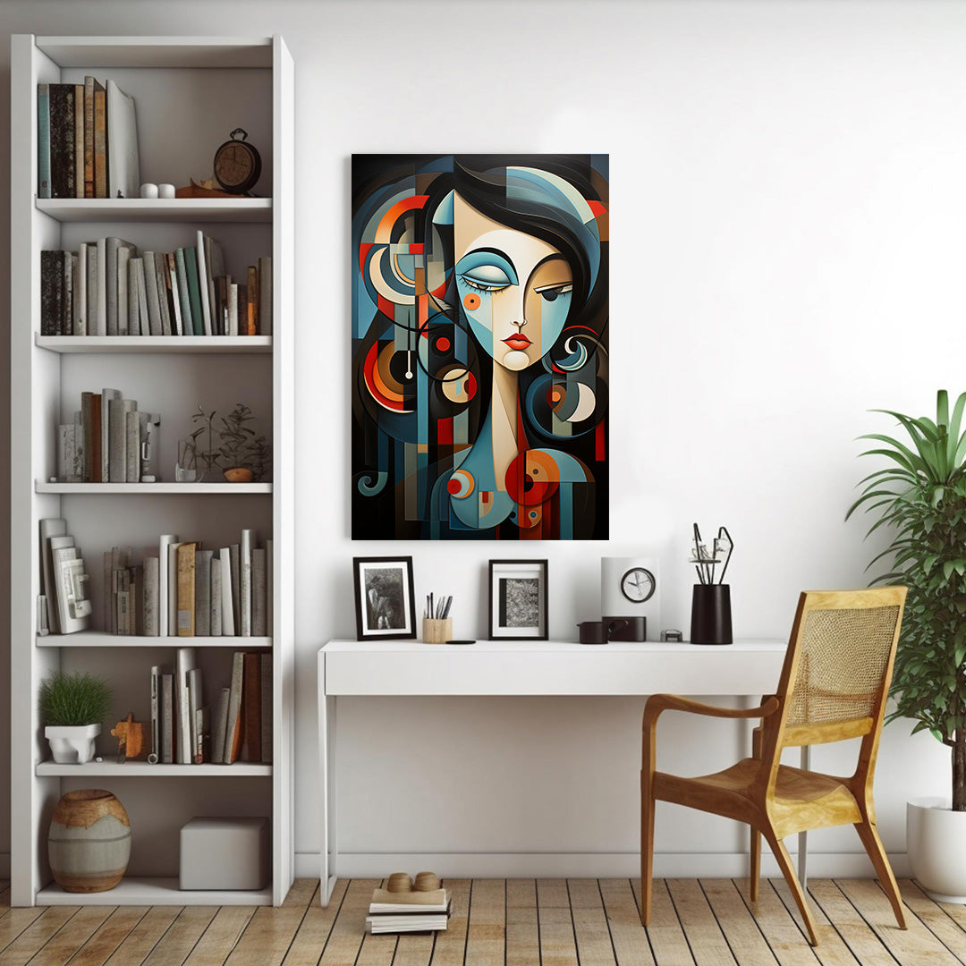 Mystique Vision - Pablo Picasso Style | Art Canvas Poster